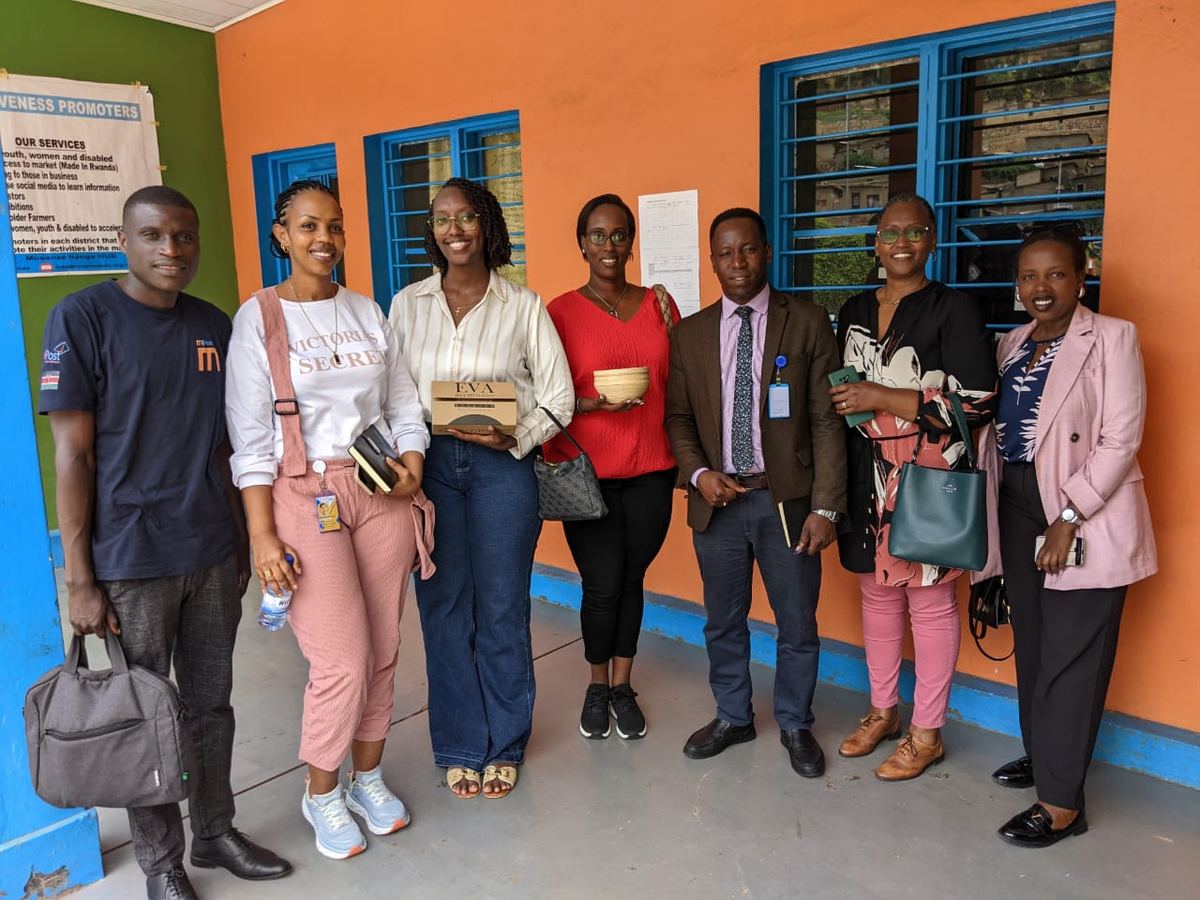 RYCP staff and partners visiting the creative industry program