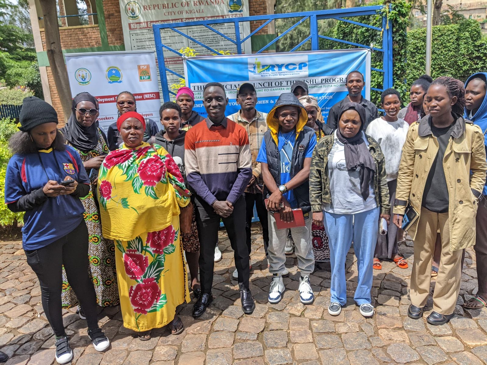 RYCP agribusiness community members outdoors