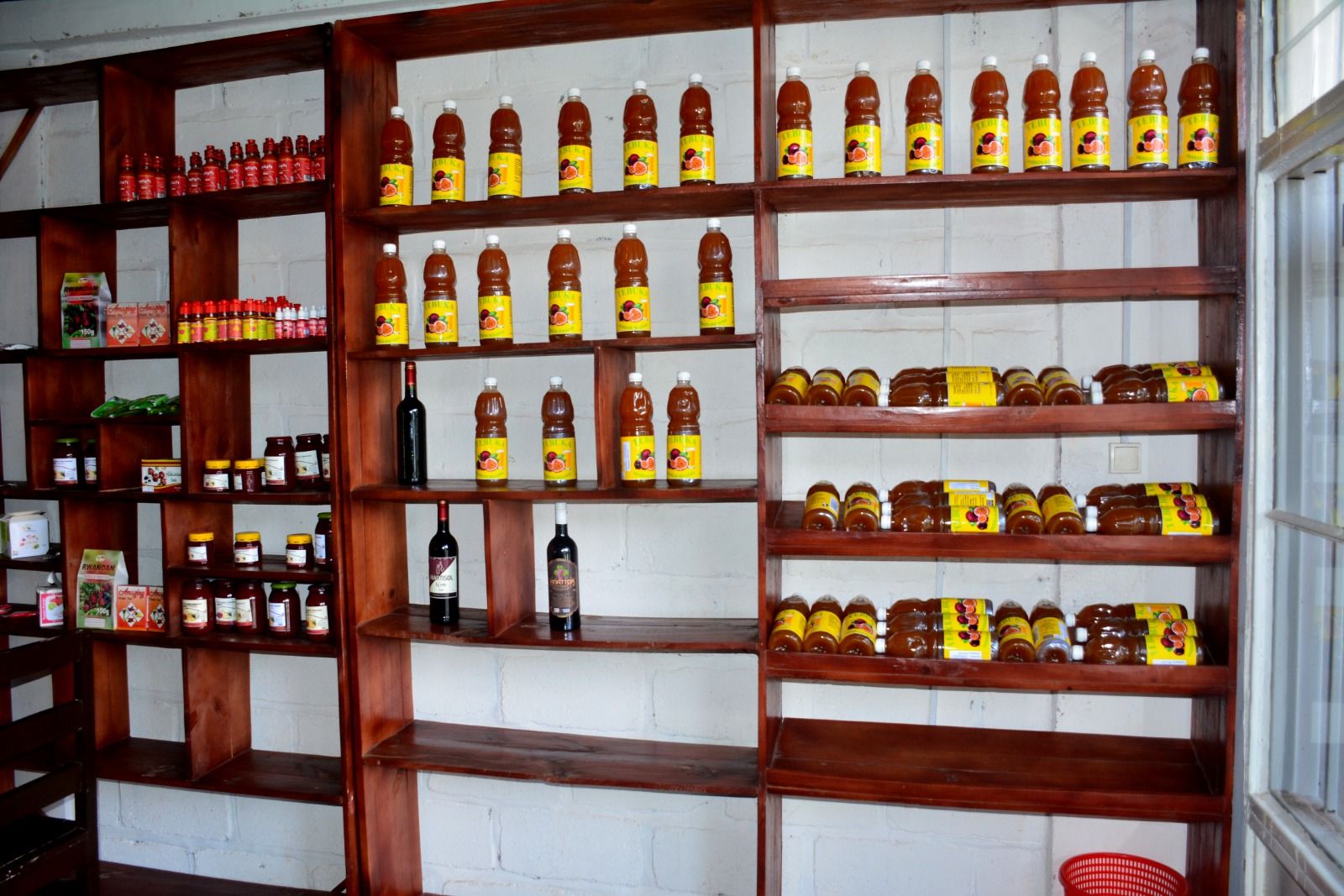 Processed farm products ready after post-harvest handling
